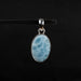 Larimar Pendant 7.78 g 35x16mm - InnerVision Crystals