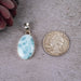 Larimar Pendant 7.78 g 35x16mm - InnerVision Crystals