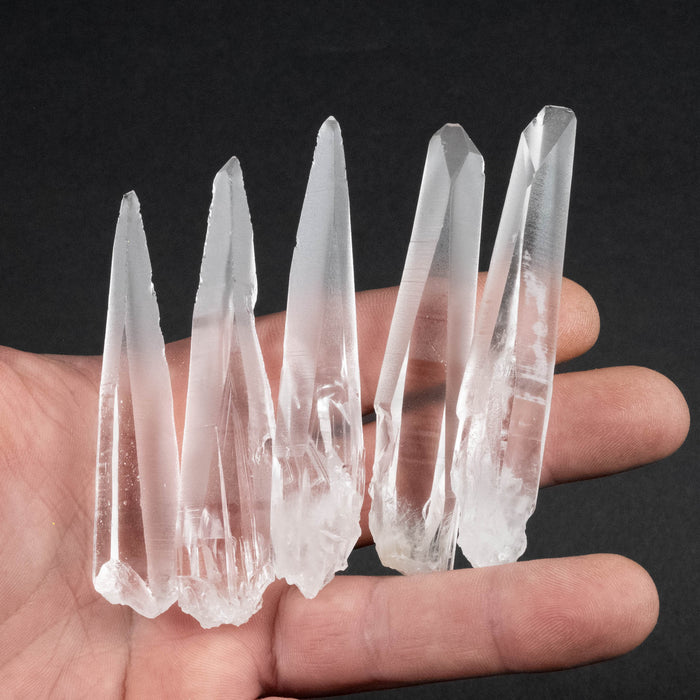 Lemurian Seed Crystal Laser Lot 111 g 76mm - 86mm - InnerVision Crystals