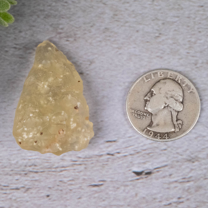 Libyan Desert Glass 11.11 g 38x26x15mm - InnerVision Crystals