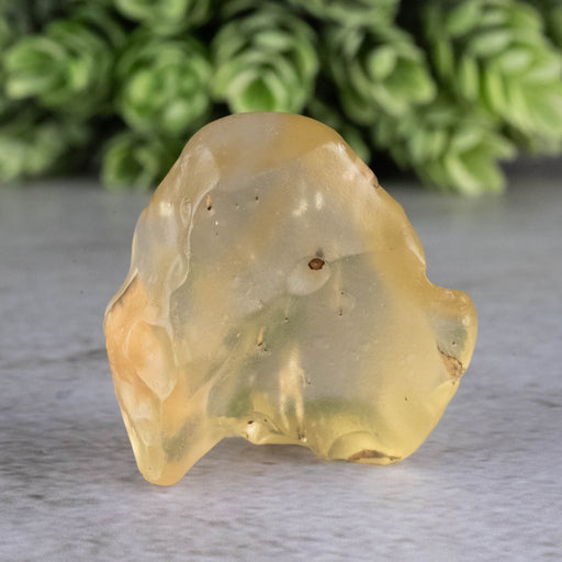 Libyan Desert Glass 13.39 g 31x30x15mm - InnerVision Crystals