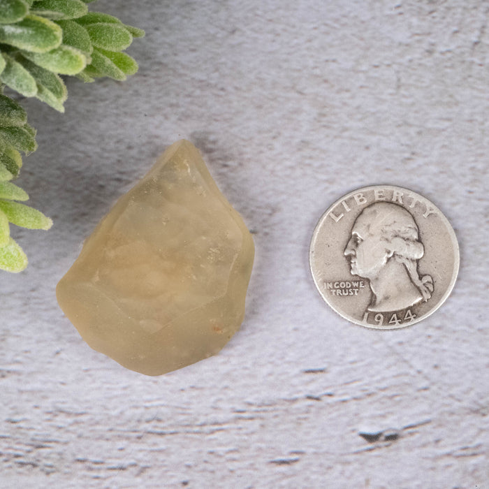 Libyan Desert Glass 16.50 g 36x28x15mm - InnerVision Crystals