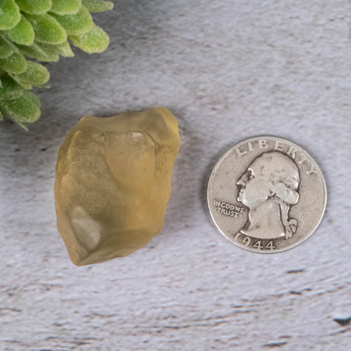 Libyan Desert Glass 17.20 g 36x20x18mm - InnerVision Crystals