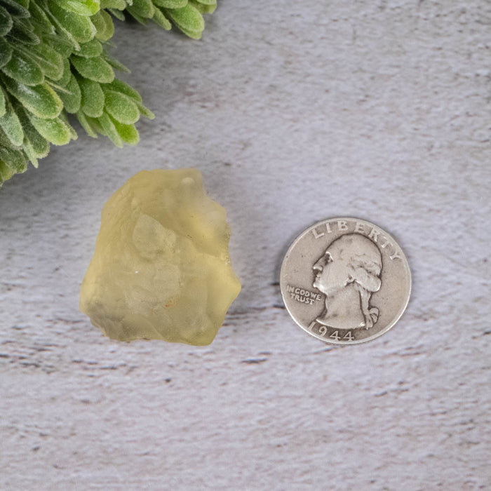 Libyan Desert Glass 20.14 g 30x30x22mm - InnerVision Crystals