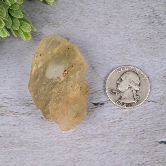 Libyan Desert Glass 32.41 g 53x31x21mm - InnerVision Crystals