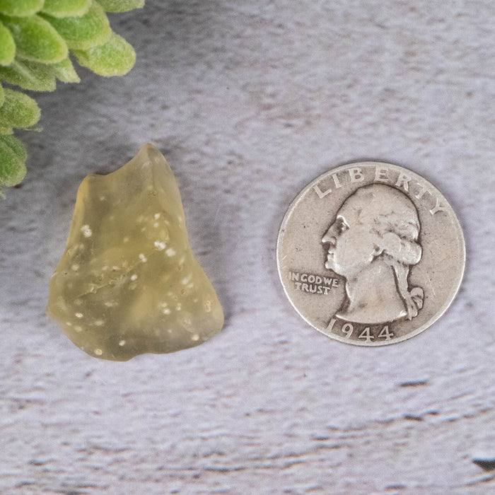 Libyan Desert Glass 6.21 g 26x18x15mm - InnerVision Crystals