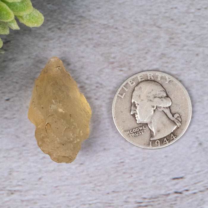 Libyan Desert Glass 6.95 32x19x13mm - InnerVision Crystals