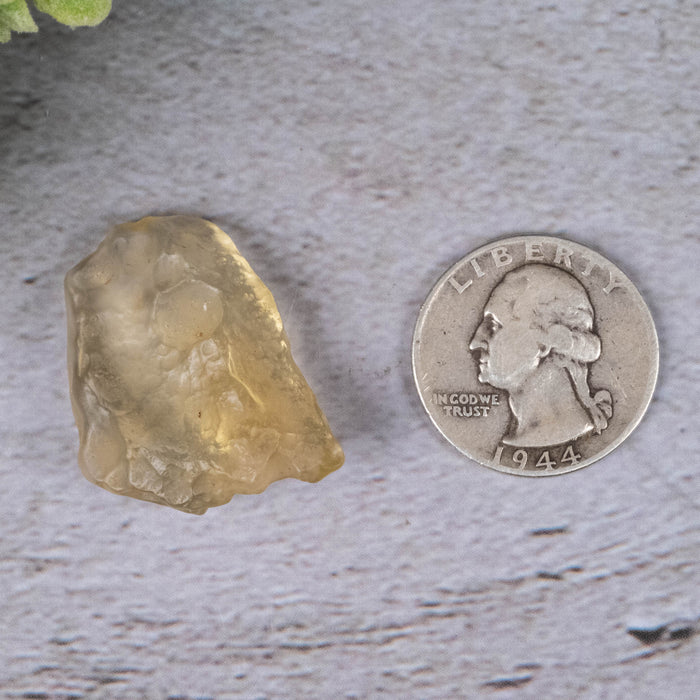 Libyan Desert Glass 7.60 g 30x23x7mm - InnerVision Crystals