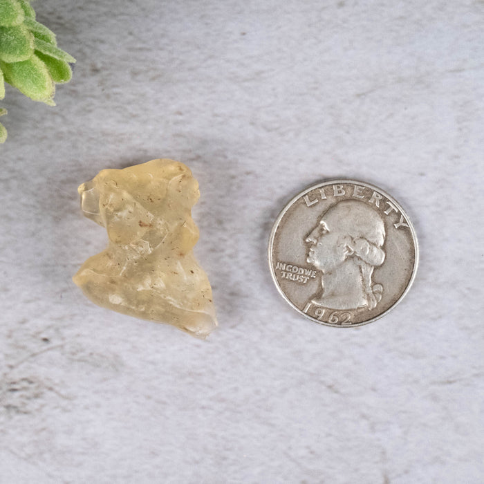 Libyan Desert Glass 7.92 g 29x22x15mm - InnerVision Crystals