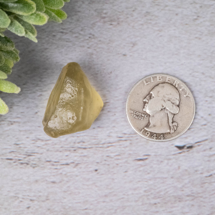 Libyan Desert Glass 8.92 g 26x19x18mm - InnerVision Crystals