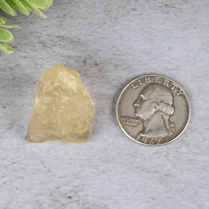 Libyan Desert Glass 9.02 g 30x21x19mm - InnerVision Crystals