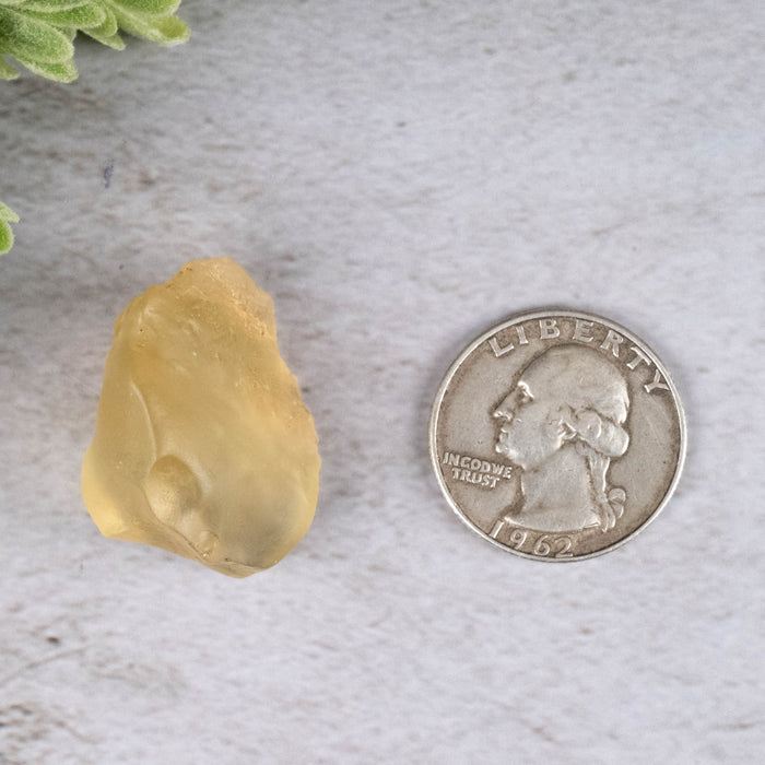 Libyan Desert Glass 9.69 g 35x21x14mm - InnerVision Crystals