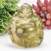 Libyan Desert Glass Buddha Carving 117 g 56x52x37mm - InnerVision Crystals