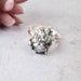 Meteorite Ring 15x10mm Size 7 Adjustable - InnerVision Crystals