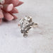 Meteorite Ring 19x12mm Size 8 Adjustable - InnerVision Crystals