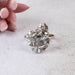 Meteorite Ring 20x14mm Size 10 Adjustable - InnerVision Crystals