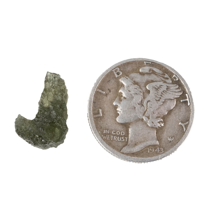 Moldavite 0.60 g 12x6x5mm - InnerVision Crystals