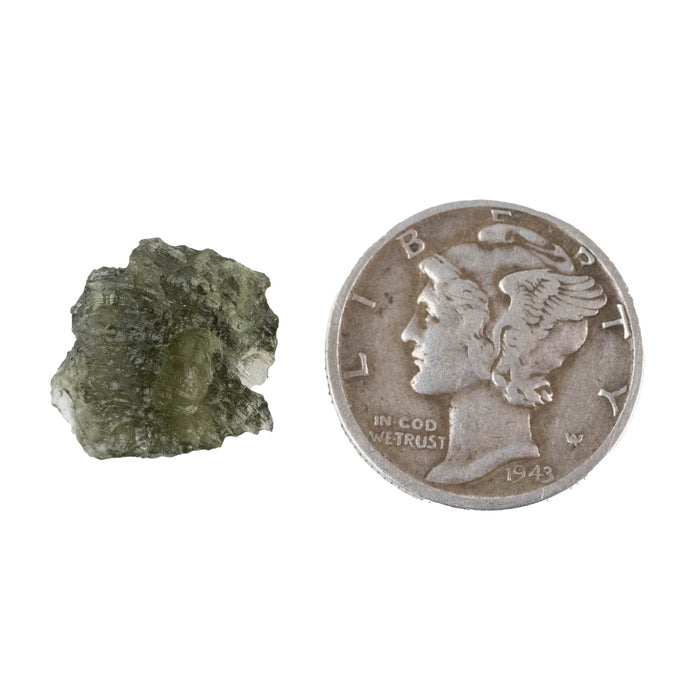 Moldavite 0.82 g 14x12x6mm - InnerVision Crystals