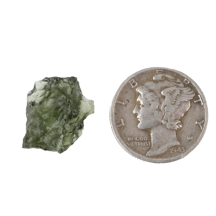 Moldavite 0.86 g 14x12x4mm - InnerVision Crystals