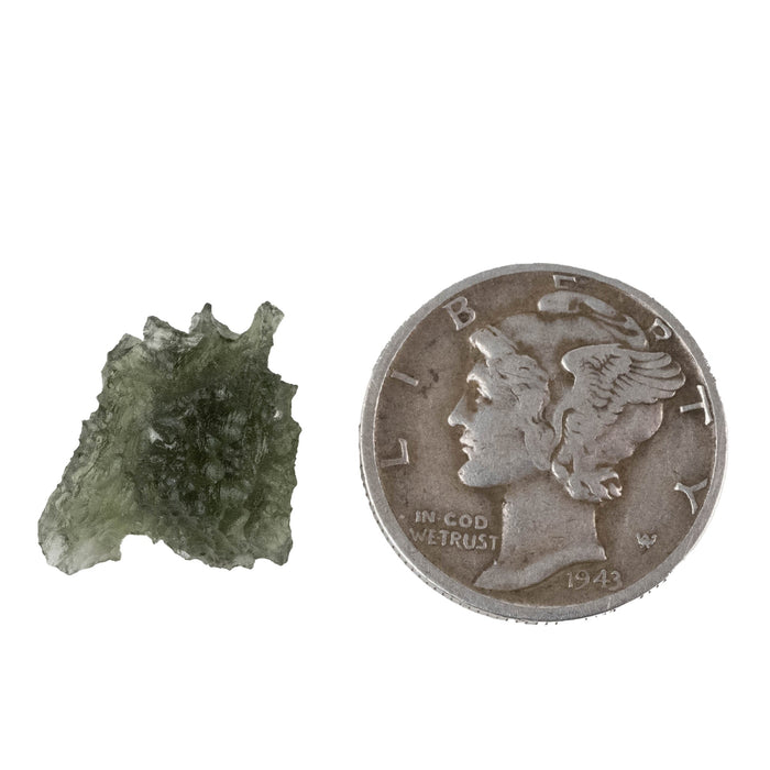 Moldavite 0.87 g 12x12x6mm - InnerVision Crystals