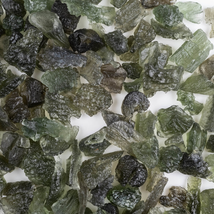 Moldavite 10 gram Lot | Small 1 g and under each - InnerVision Crystals