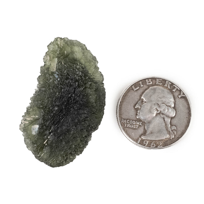 Moldavite 10.69 g 38x24x9mm - InnerVision Crystals