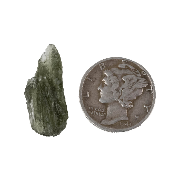 Moldavite 1.10 g 21x9x6mm - InnerVision Crystals