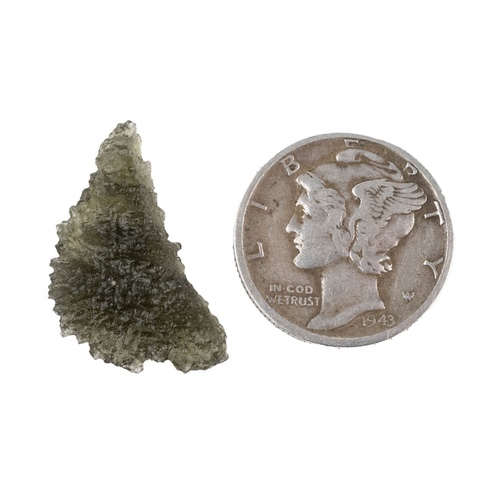 Moldavite 1.16 g 20x11x6mm - InnerVision Crystals