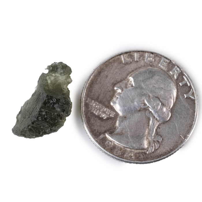 Moldavite 1.22 g 17x11x7mm - InnerVision Crystals