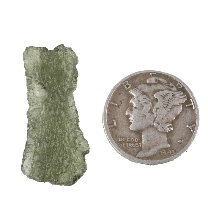 Moldavite 1.25 g 26x12x2mm - InnerVision Crystals