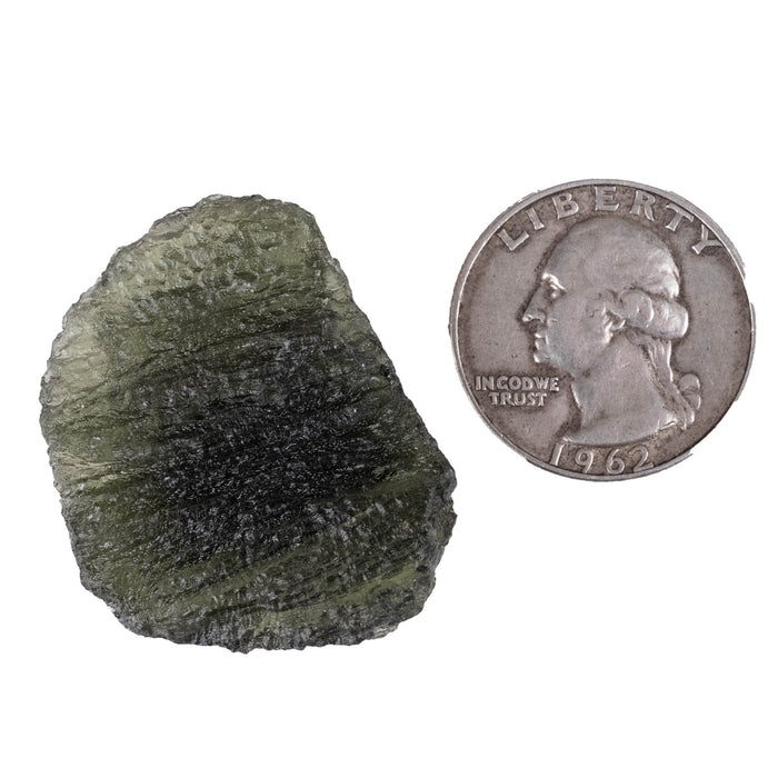 Moldavite 12.68 g 35x28x10mm - InnerVision Crystals