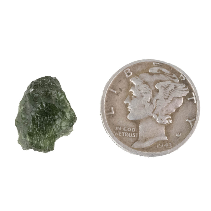 Moldavite 1.28 g 12x11x9mm - InnerVision Crystals