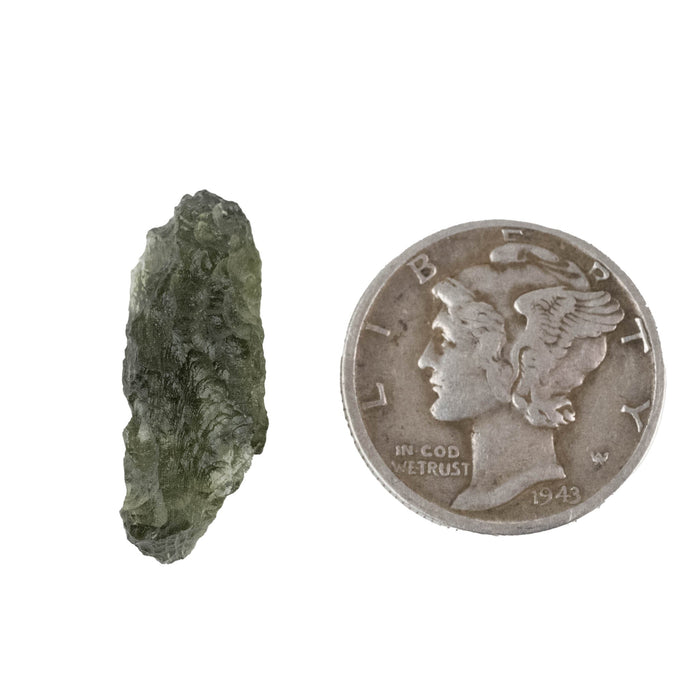 Moldavite 1.34 g 20x8x7mm - InnerVision Crystals