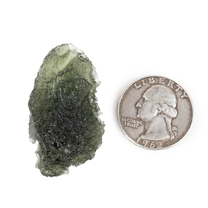 Moldavite 13.46 g 40x23x15mm - InnerVision Crystals