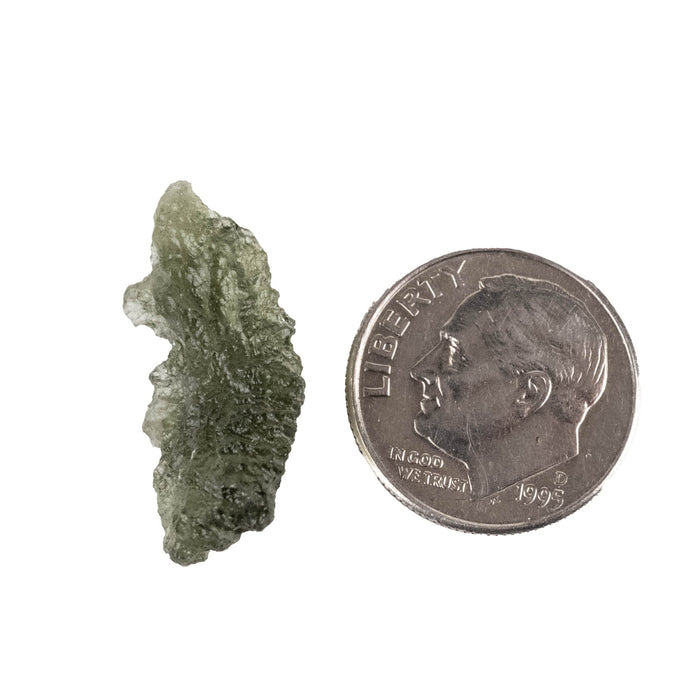 Moldavite 1.39 g 23x11x6mm - InnerVision Crystals