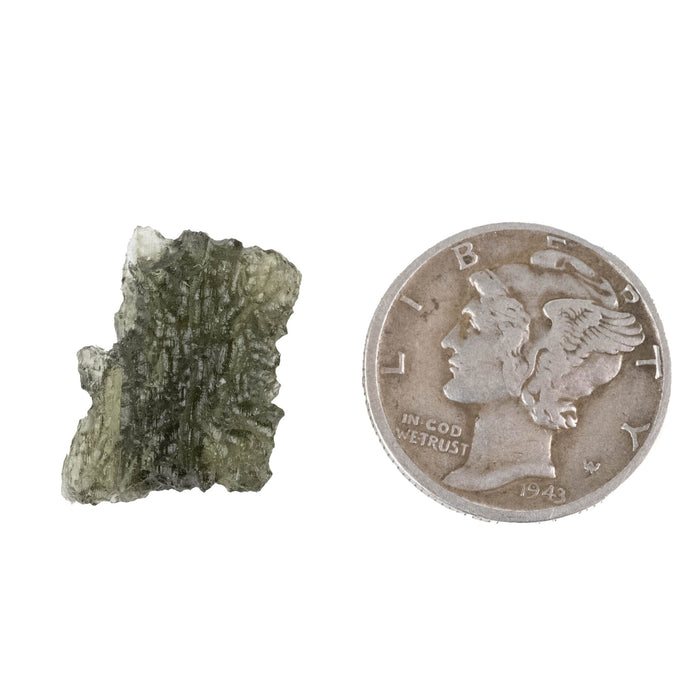 Moldavite 1.40 g 17x12x6mm - InnerVision Crystals