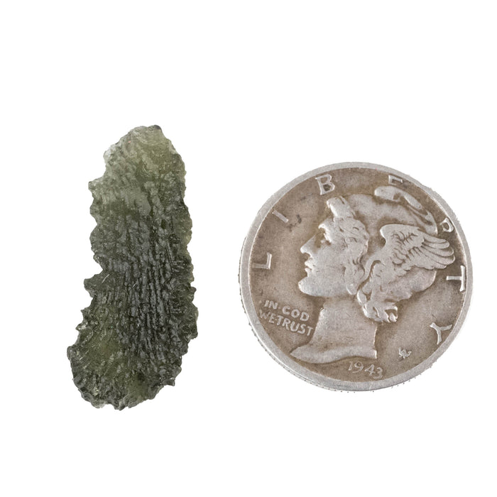 Moldavite 1.43 g 22x9x5mm - InnerVision Crystals