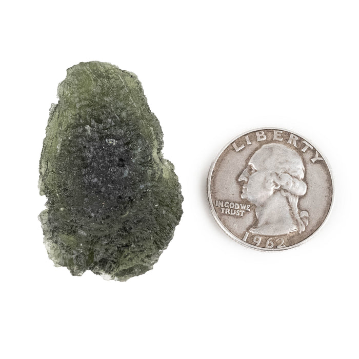 Moldavite 14.33 g 42x25x10mm - InnerVision Crystals