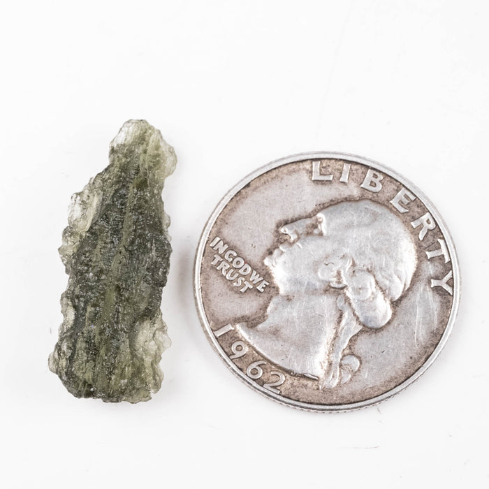 Moldavite 1.68 g 26x10x7mm - InnerVision Crystals