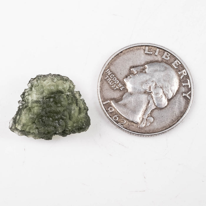 Moldavite 1.76 g 18x16x5mm - InnerVision Crystals