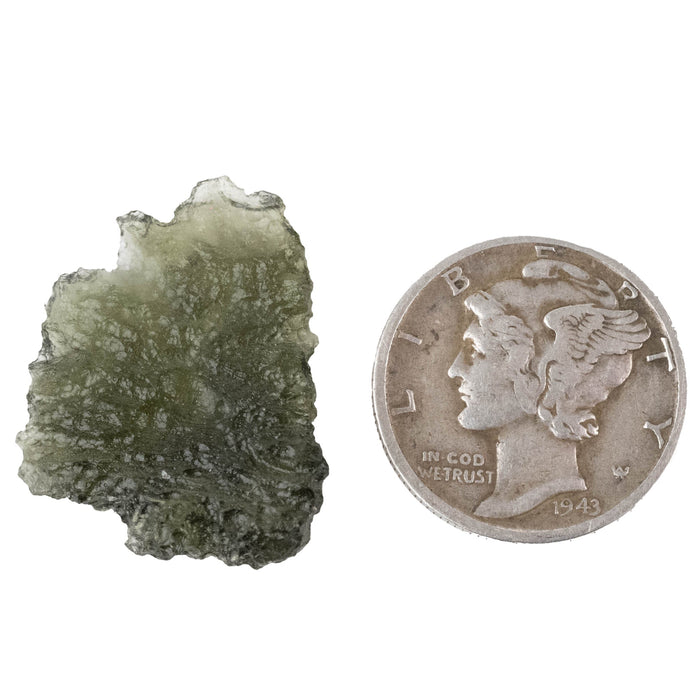 Moldavite 1.78 g 23x17x5mm - InnerVision Crystals