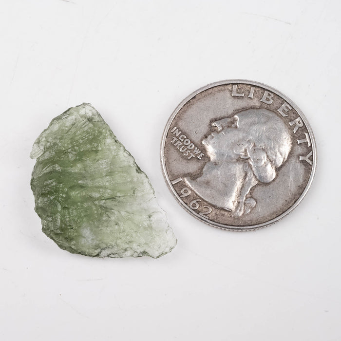 Moldavite 1.80 g 26x18x4mm - InnerVision Crystals