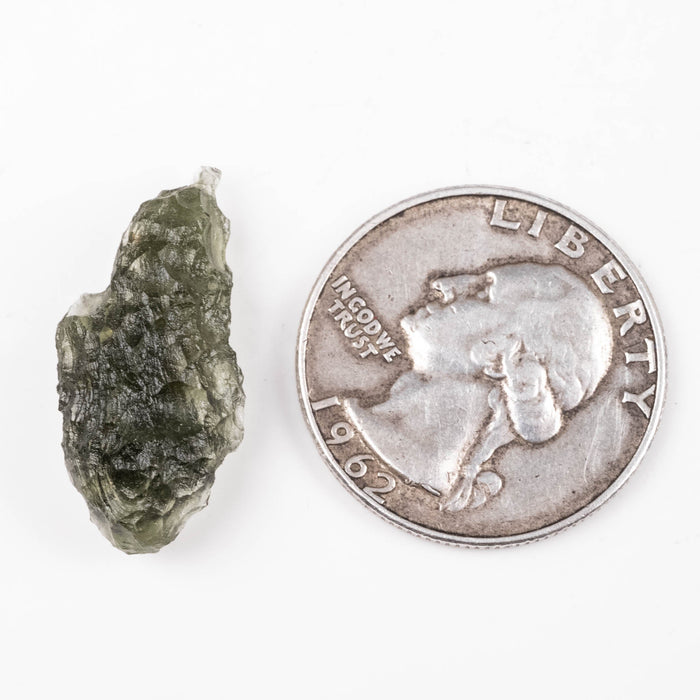 Moldavite 1.87 g 21x9x8mm - InnerVision Crystals