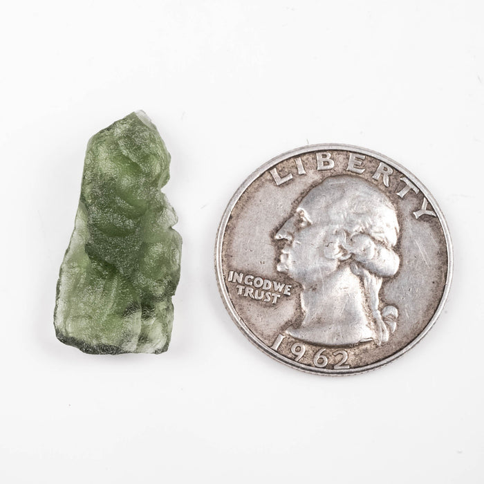 Moldavite 1.93 g 26x12x6mm - InnerVision Crystals