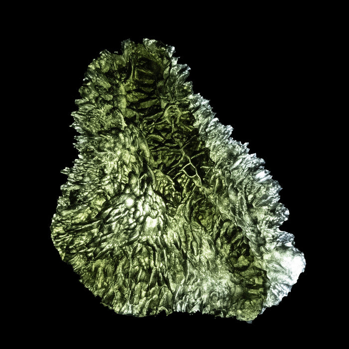 Moldavite 19.30 g 54x38x11mm - InnerVision Crystals