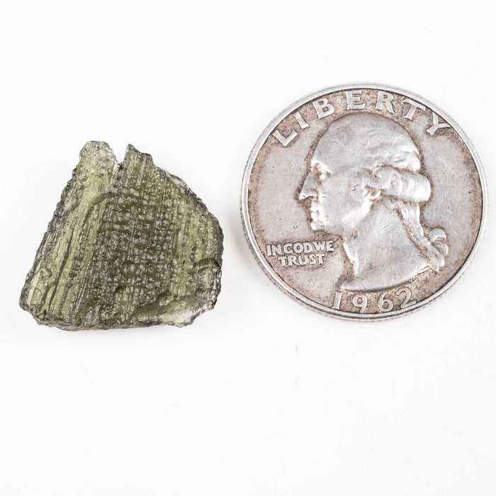 Moldavite 1.94 g 19x17x3mm - InnerVision Crystals