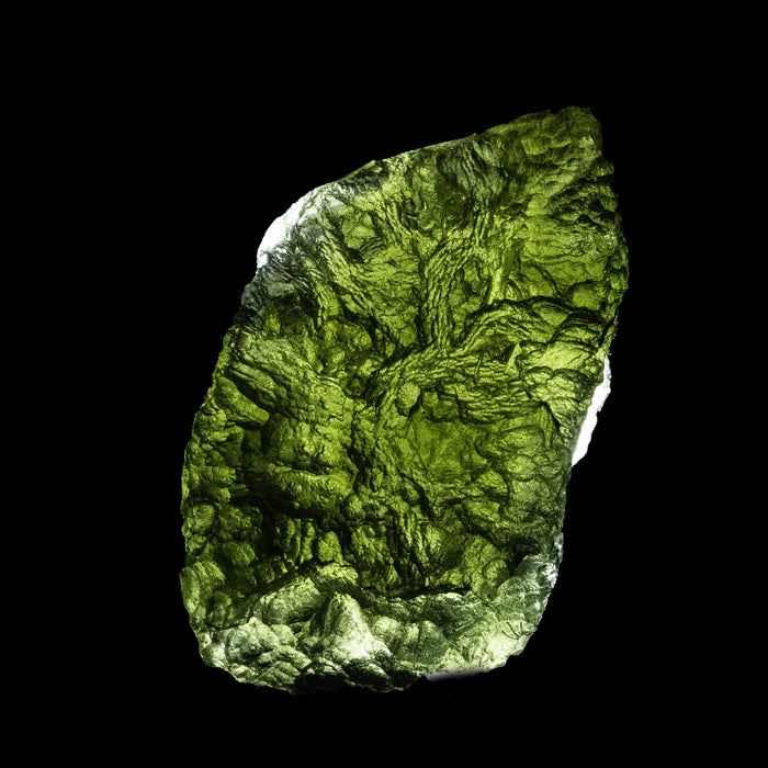 Moldavite 19.53 g 37x23x18mm - InnerVision Crystals