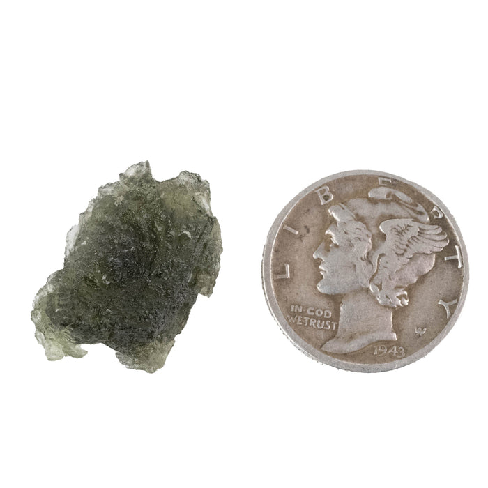 Moldavite 2.01 g 14x13x7mm - InnerVision Crystals