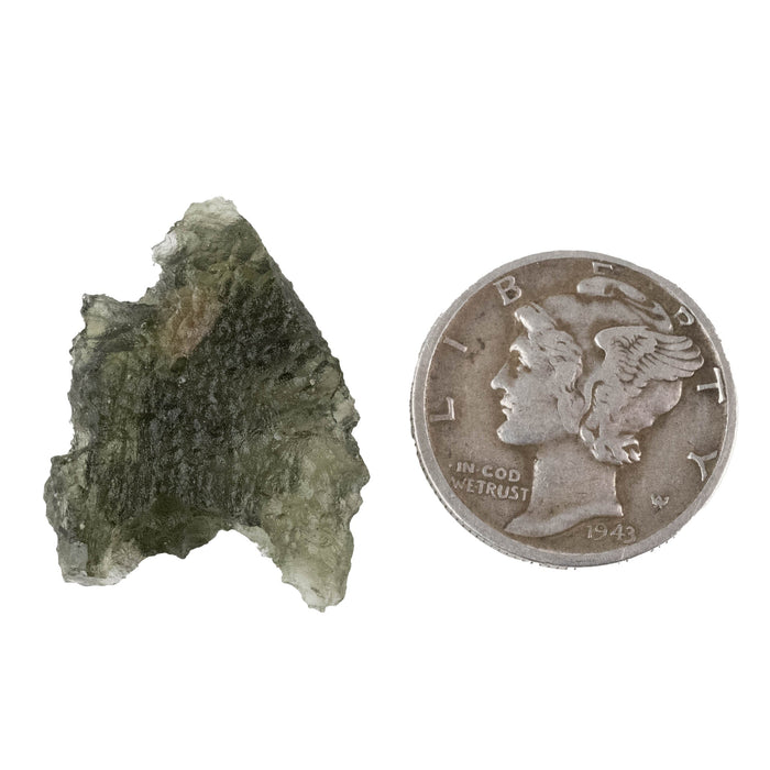 Moldavite 2.02 g 22x17x7mm - InnerVision Crystals