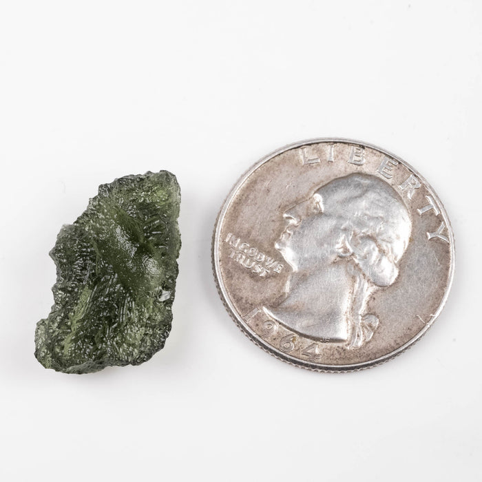 Moldavite 2.04 g 18x12x7mm - InnerVision Crystals